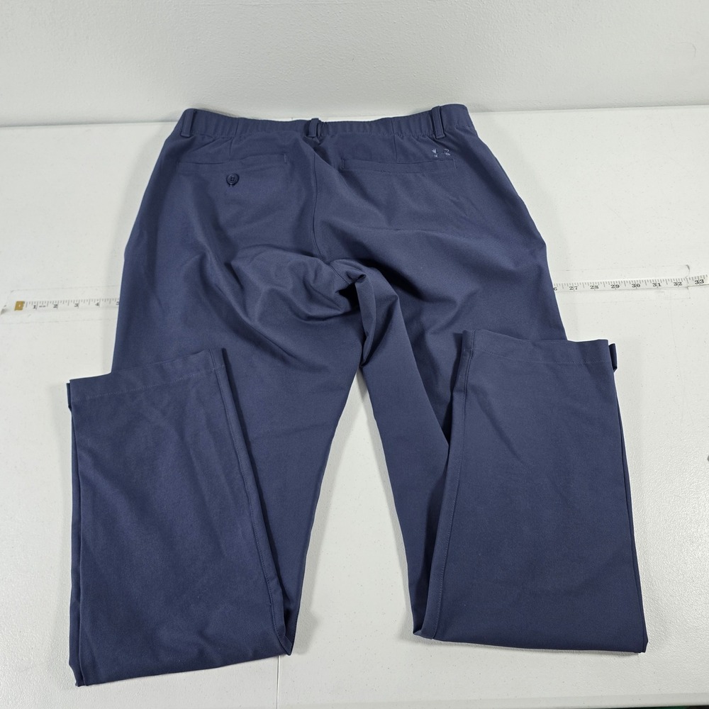 Under Armour Womens Links Golf Pants Navy Blue Fitted Stretch Size 12 1272344 - Picture 2 of 10